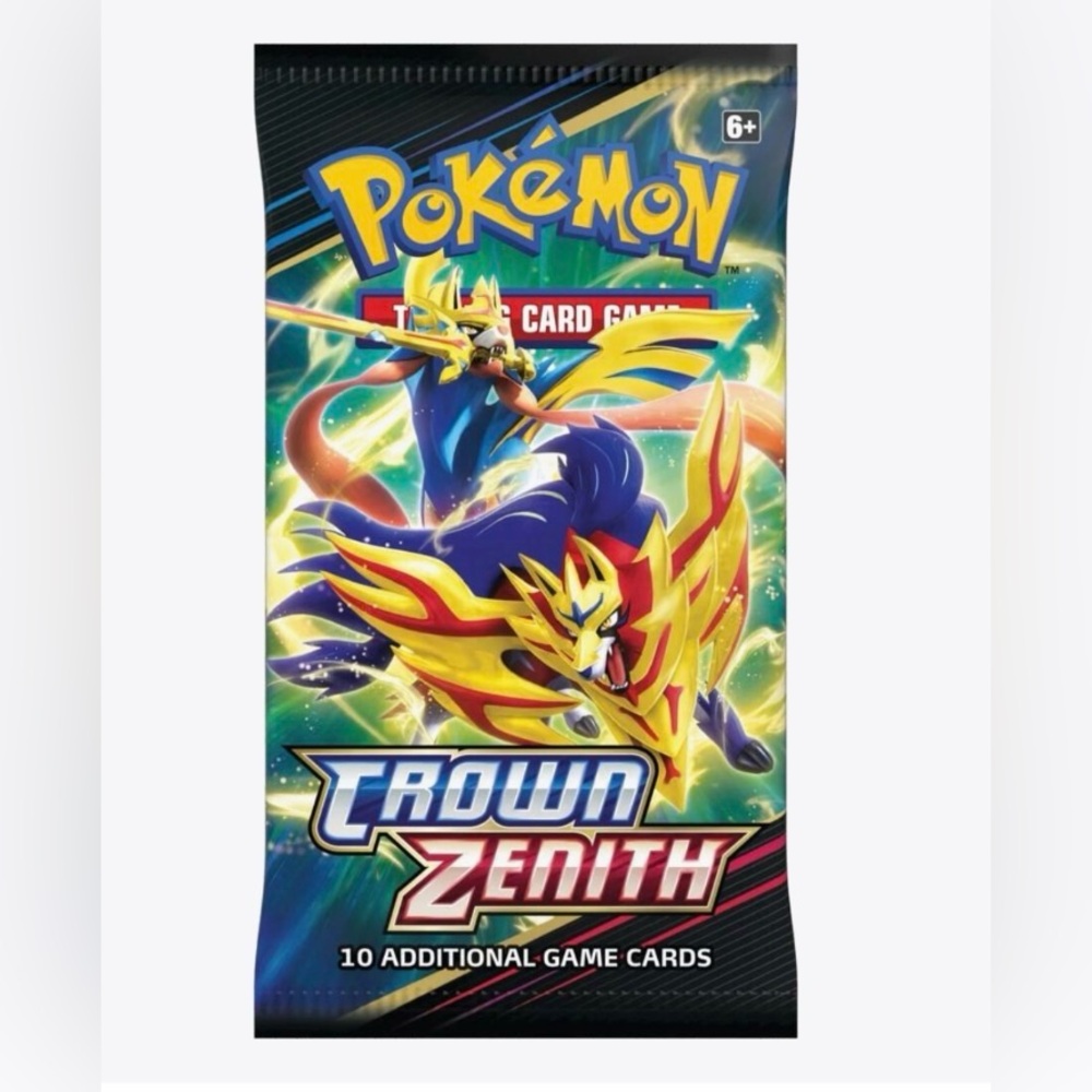 2 packs of pokemon Crown Zenith
